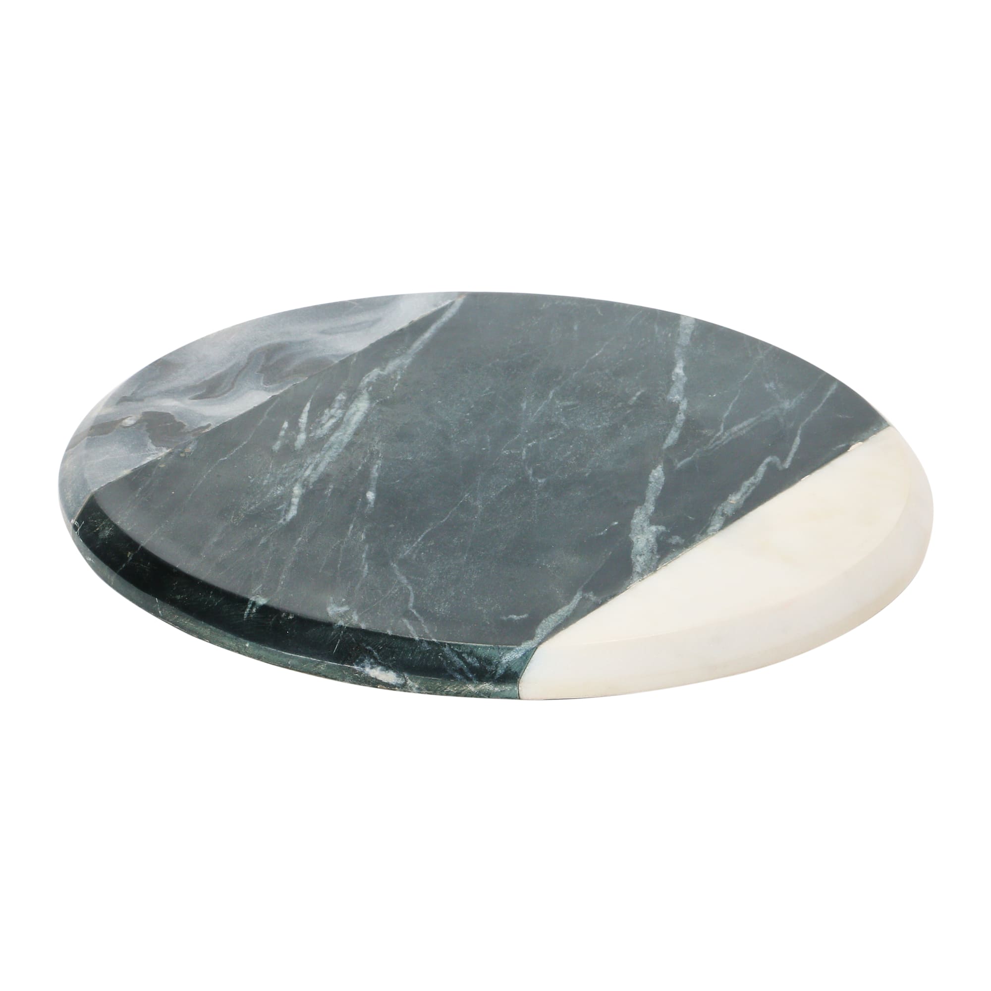 Hello Honey® 10" Gray, Black & White Marble Cheese & Cutting Board